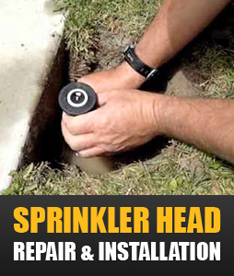 sprinkler head repair & installation in Richardson TX